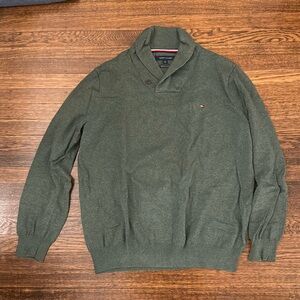 Tommy Hilfiger green cotton sweater size L
